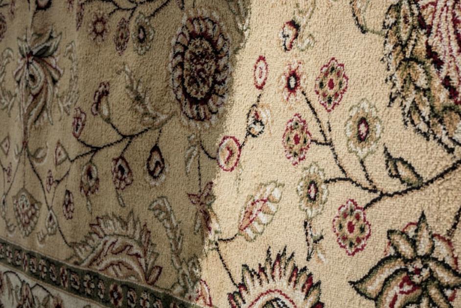 Oriental rug cleaning detail